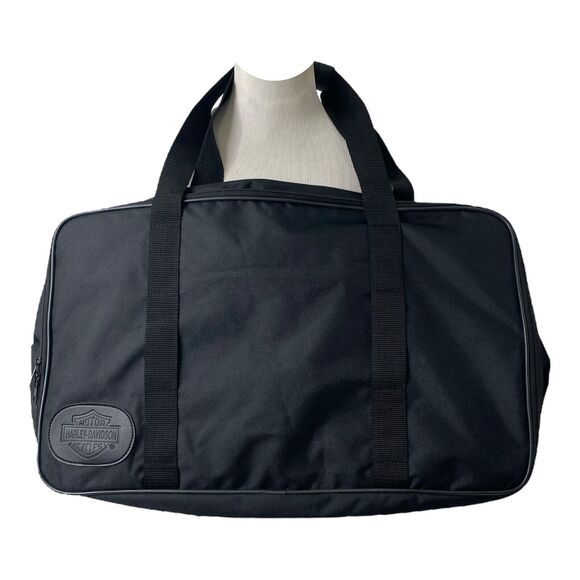 Harley-Davidson Other - Harley Davidson Motorcycle Duffle Black Logo 22 Inch Biker Travel Tote Gym Bag